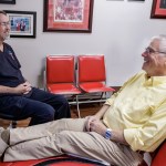 Dr. Porter smiling with a patient